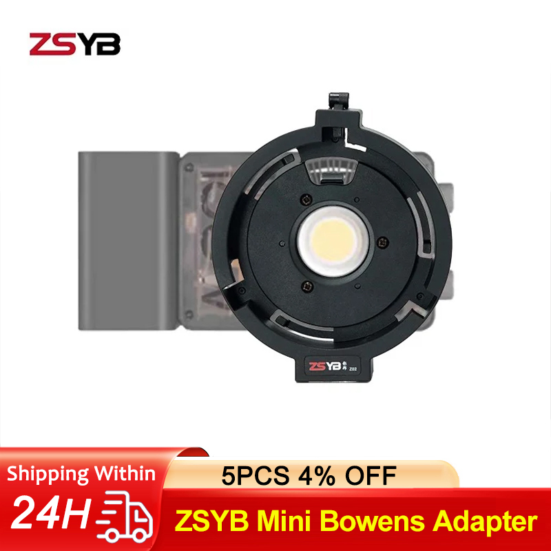 Photography Lighting Tools - محول ZSYB Mini Bowens لضوء التصوير