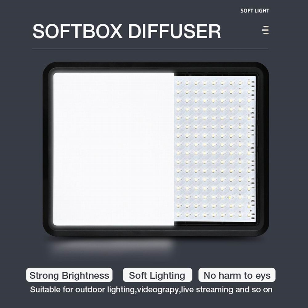 Photography Studio Lighting Set Up - لوحة LED احترافية ثنائية اللون 2800K-7000K