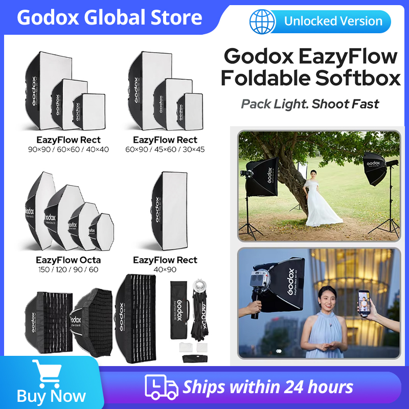 Photography Studio Lighting Set Up - صندوق إضاءة قابل للطي من جودوكس