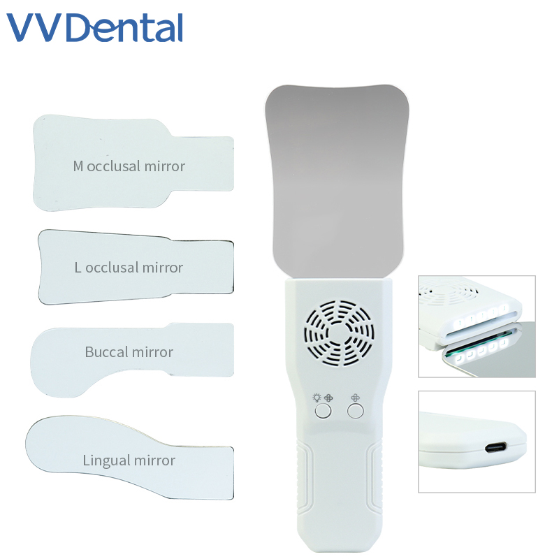 Photography Lighting Set - مجموعة مرايا VVDental المضادة للضباب للتصوير