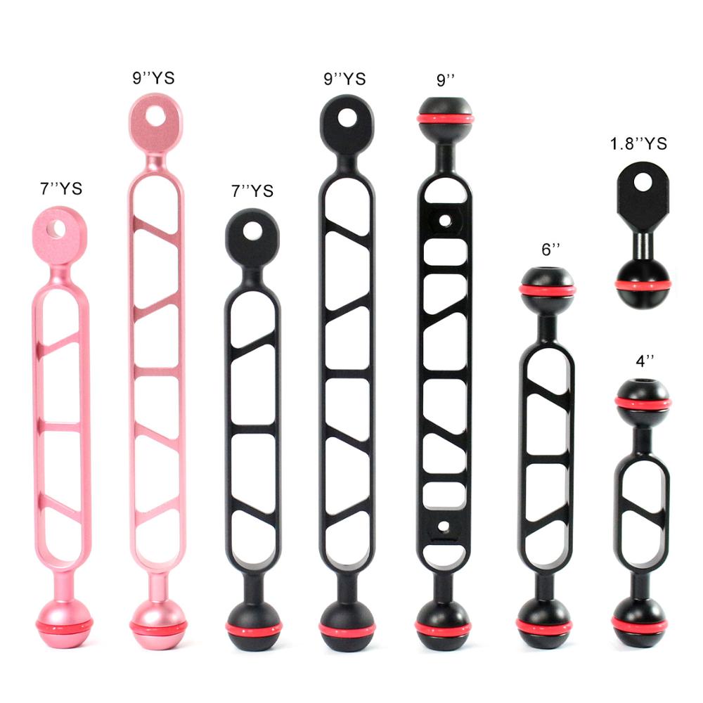 Photography Lighting Set - Nitescuba محول كرة ألومنيوم للغوص، مشبك