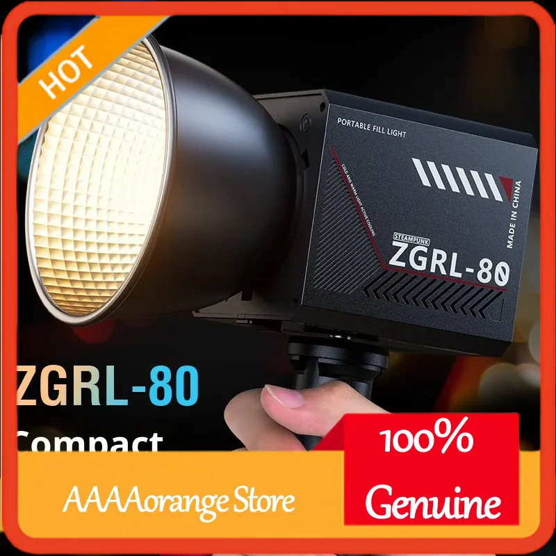 Photography Lighting For Outdoors - ZGRL80 80 واط COB LED الفيديو