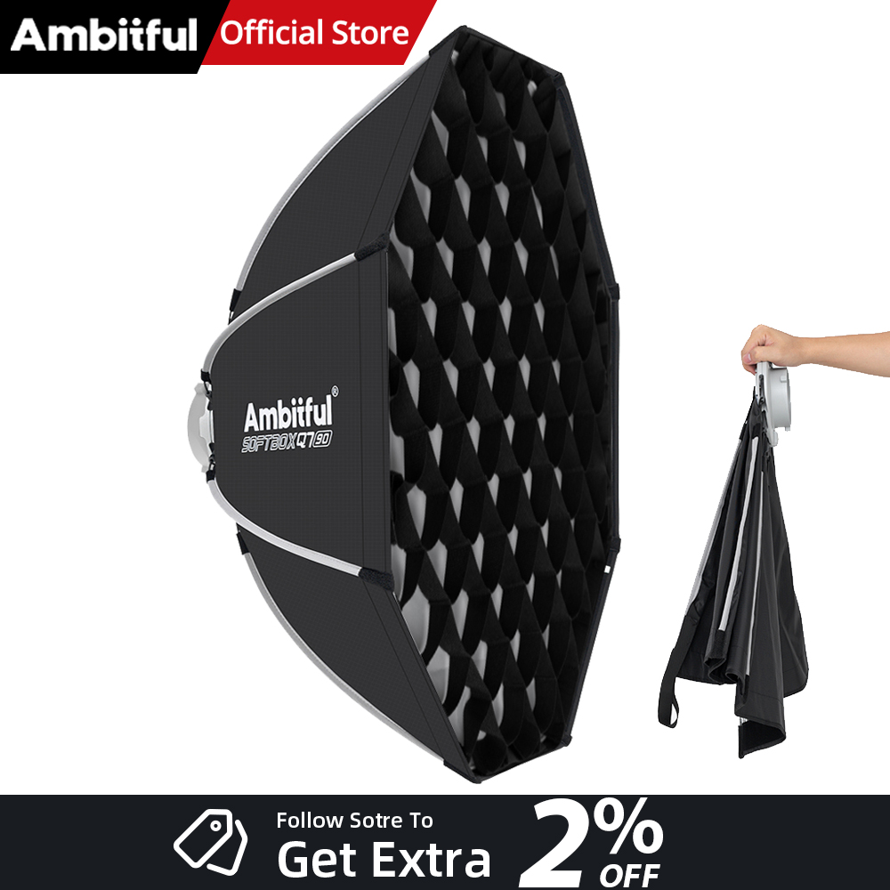 Photography Lighting Mount - صندوق إضاءة AMBITFUL Q7II 55/65/90 سم
