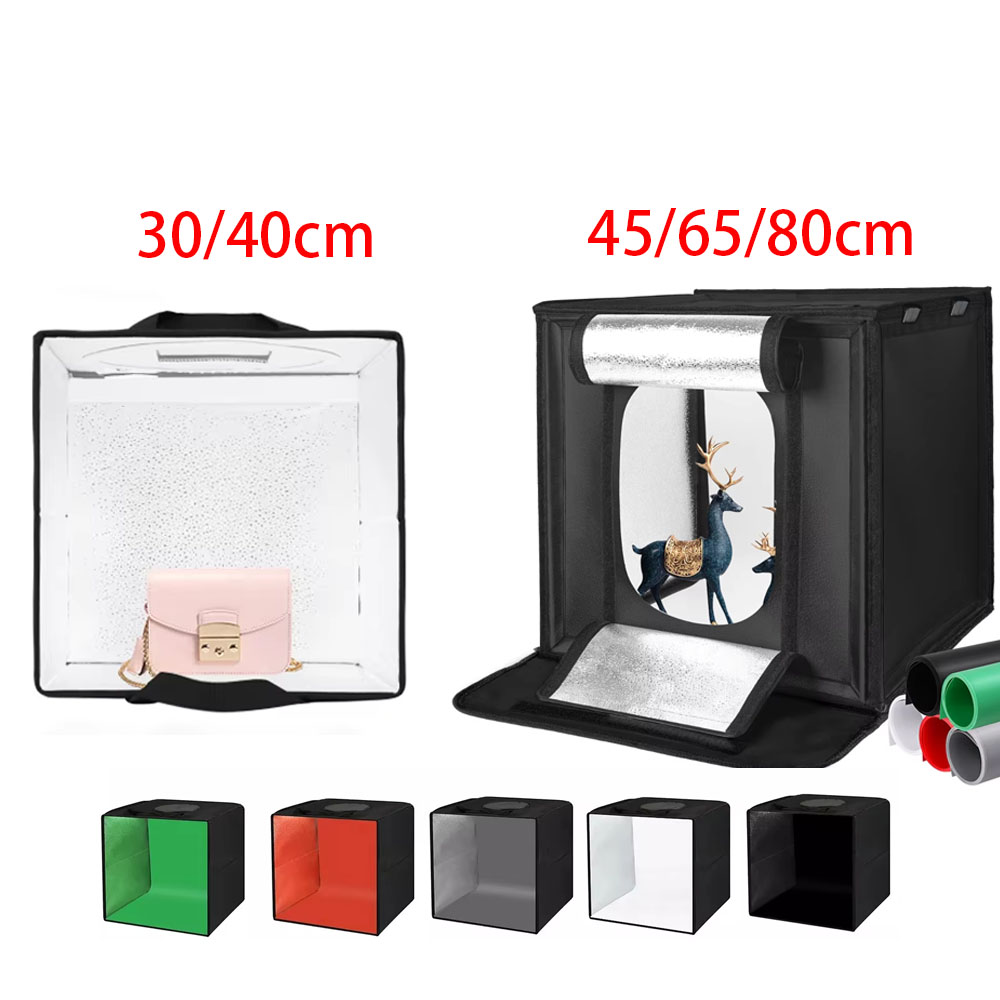 Photography Lighting And Backdrop Kits - 30/40/45 65 80 سنتيمتر التصوير خيمة