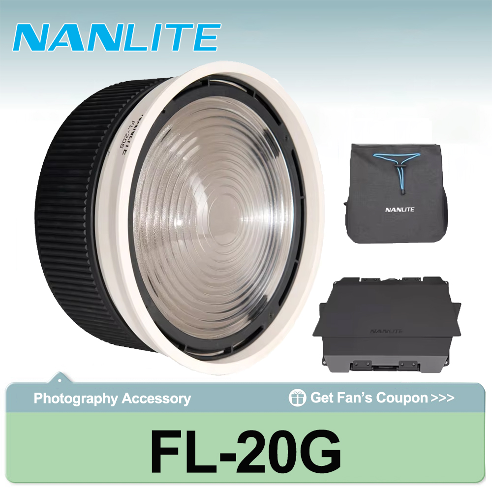 Photography Lighting Tools - عدسة فريسنل نانلايت FL-20G بتركيب بوينز
