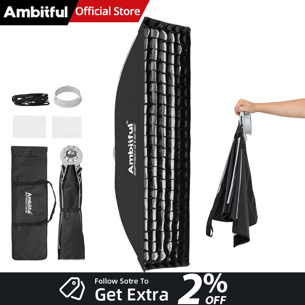 Photography Lighting Mount - صندوق إضاءة مربع AMBITFUL Q7-II مقاس