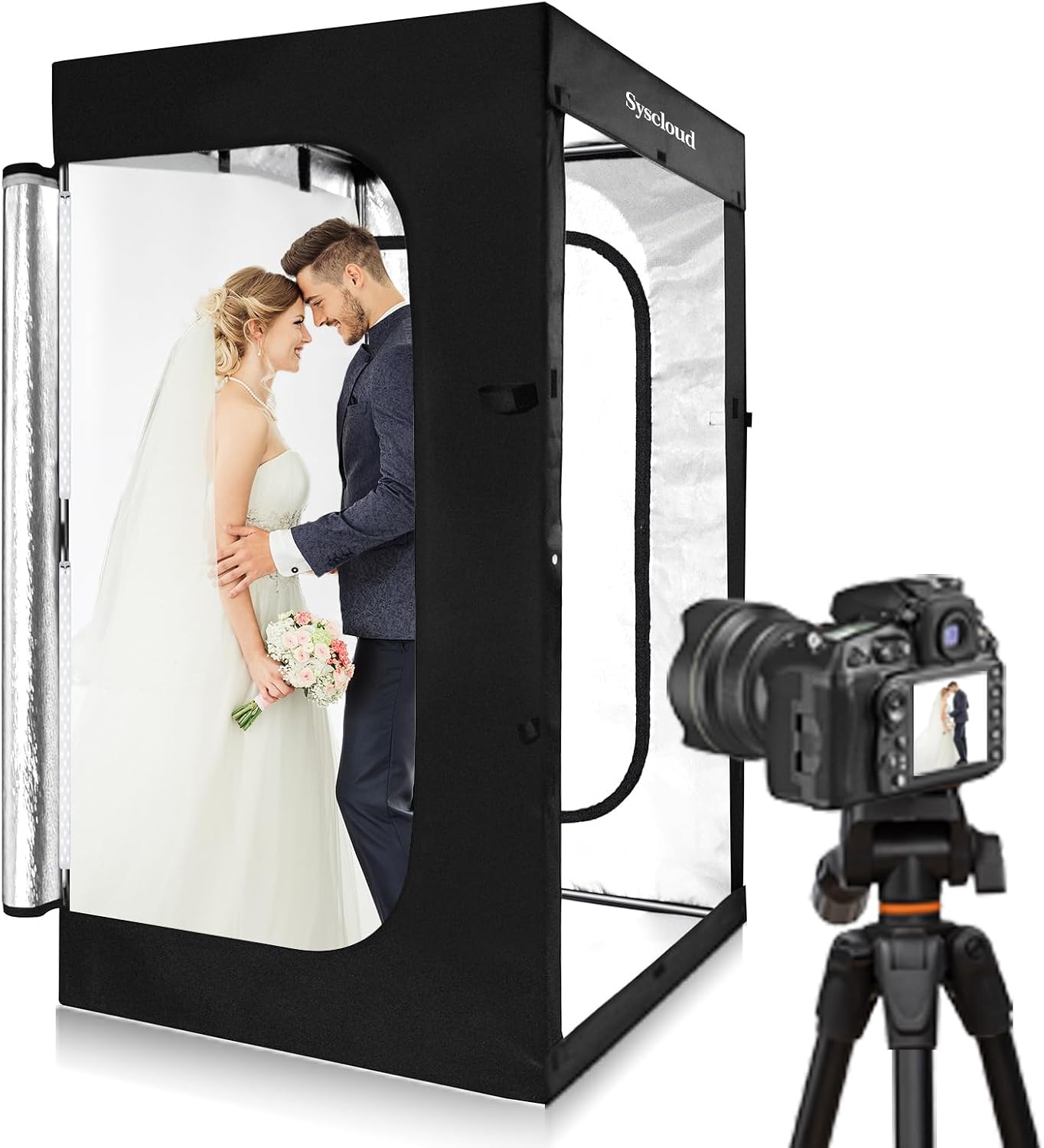 Photography Lighting And Backdrop Kits - خيمة إضاءة LED قابلة للتعتيم لاستوديو