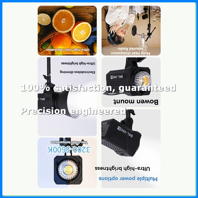 Photography Lighting Accessories - ضوء فيديو LED ثنائي بقوة 300