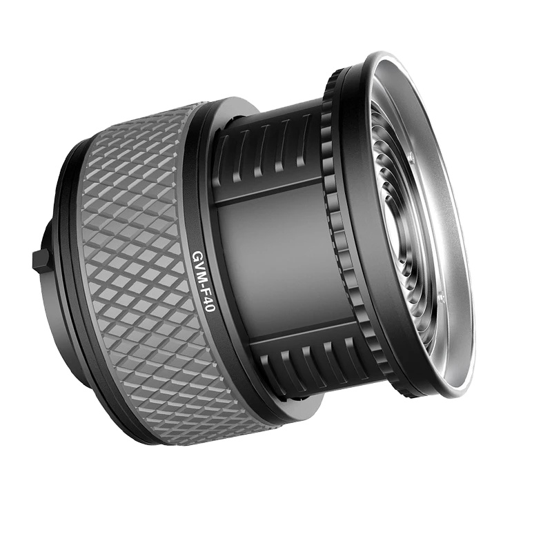عدسة فريسنل F40 الرسمية من GVM - مراجعة Photography Lighting Design وسعره