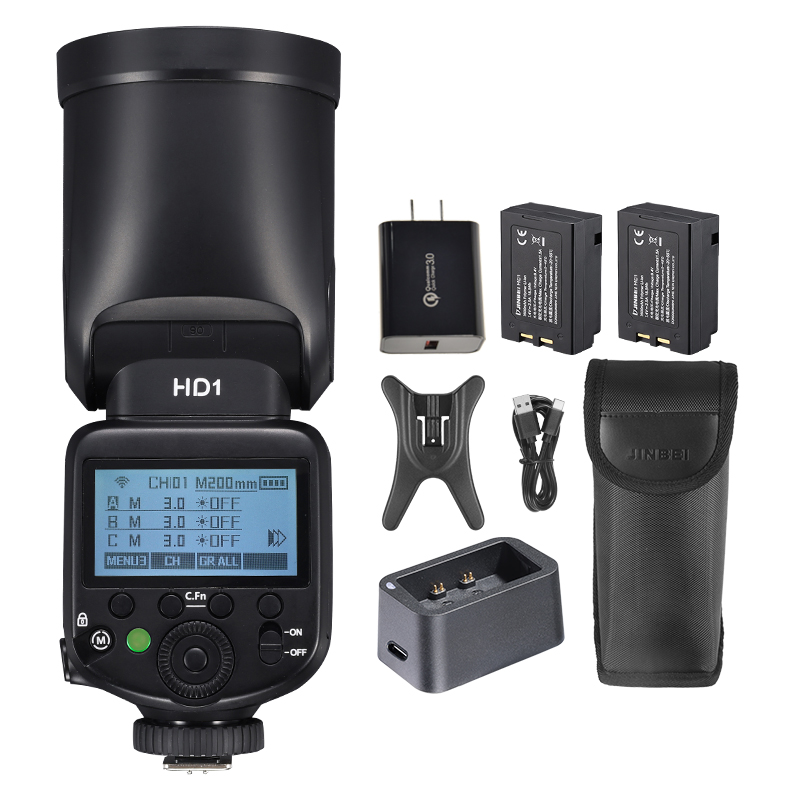طقم إضاءة فلاش كاميرا JINBEI H - مراجعة Photography Lighting For Outdoors وسعره