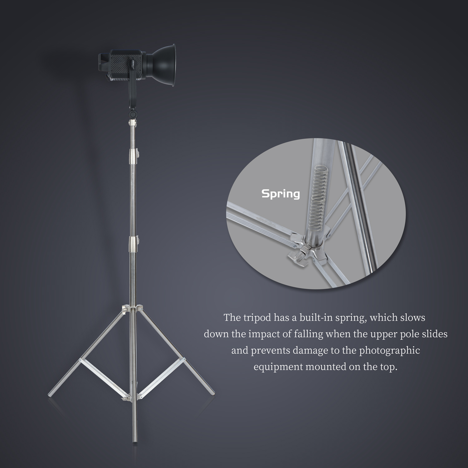 SH 2.8M الفولاذ المقاوم للصدأ  - مراجعة Photography Lighting Mount وسعره
