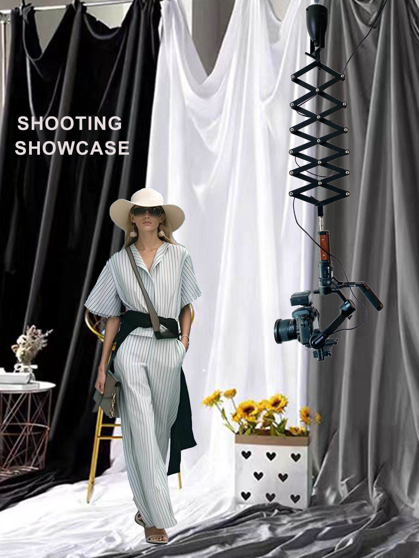 حامل إضاءة للتصوير قابل للتعدي - مراجعة Photography Studio Lighting Set Up وسعره