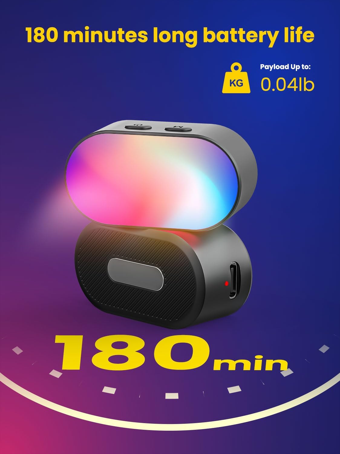 AOCHUAN Mini RGB المغناطيسي مل - مراجعة Photography Lighting Accessories وسعره