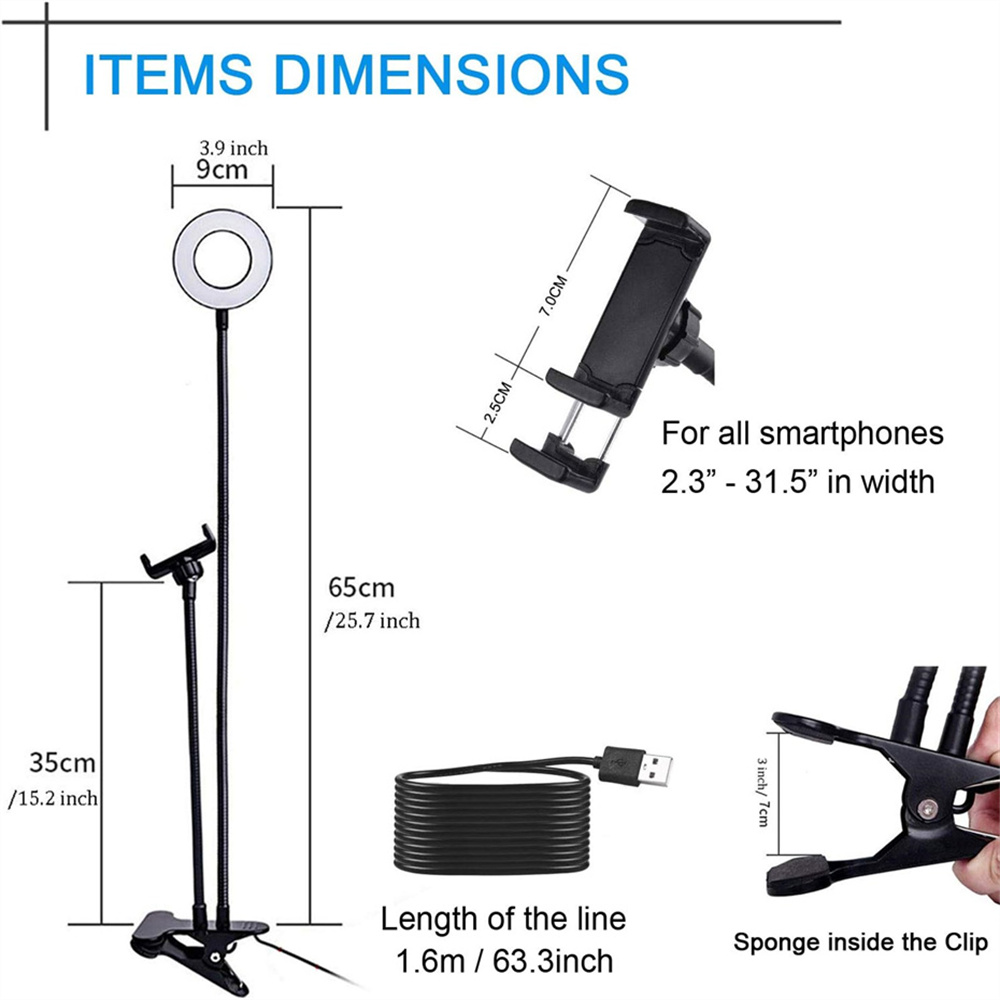 حامل هاتف محمول مرن عالمي مع ض - مراجعة Photography Lighting Products وسعره