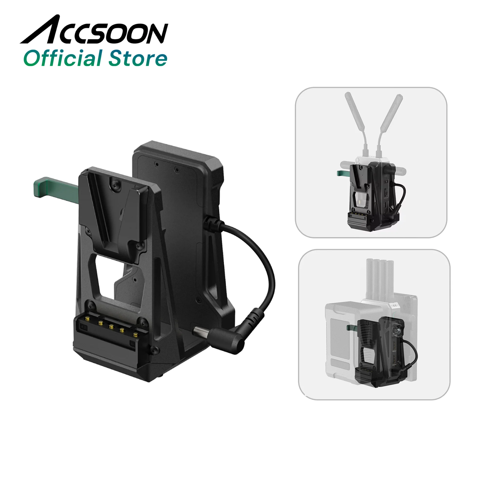 محول Accsoon V-Lock لبطارية V- - مراجعة V Mount Battery وسعره