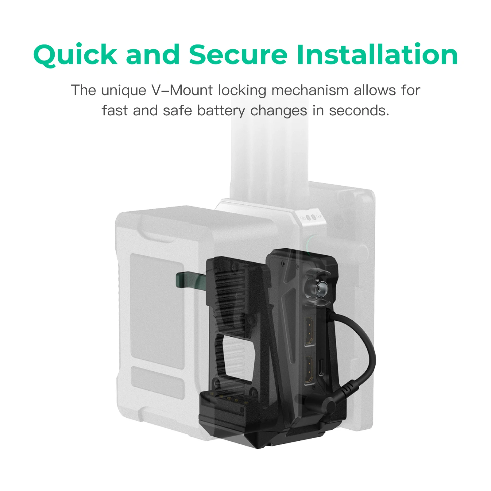 محول Accsoon V-Lock لبطارية V- - مراجعة V Mount Battery وسعره