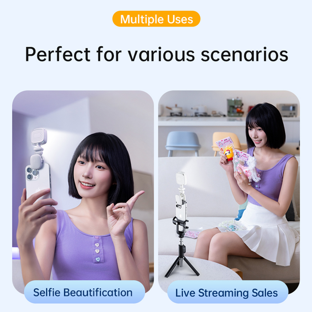 المحمولة LED Selfie ضوء كاميرا - مراجعة Photography Lighting Accessories وسعره
