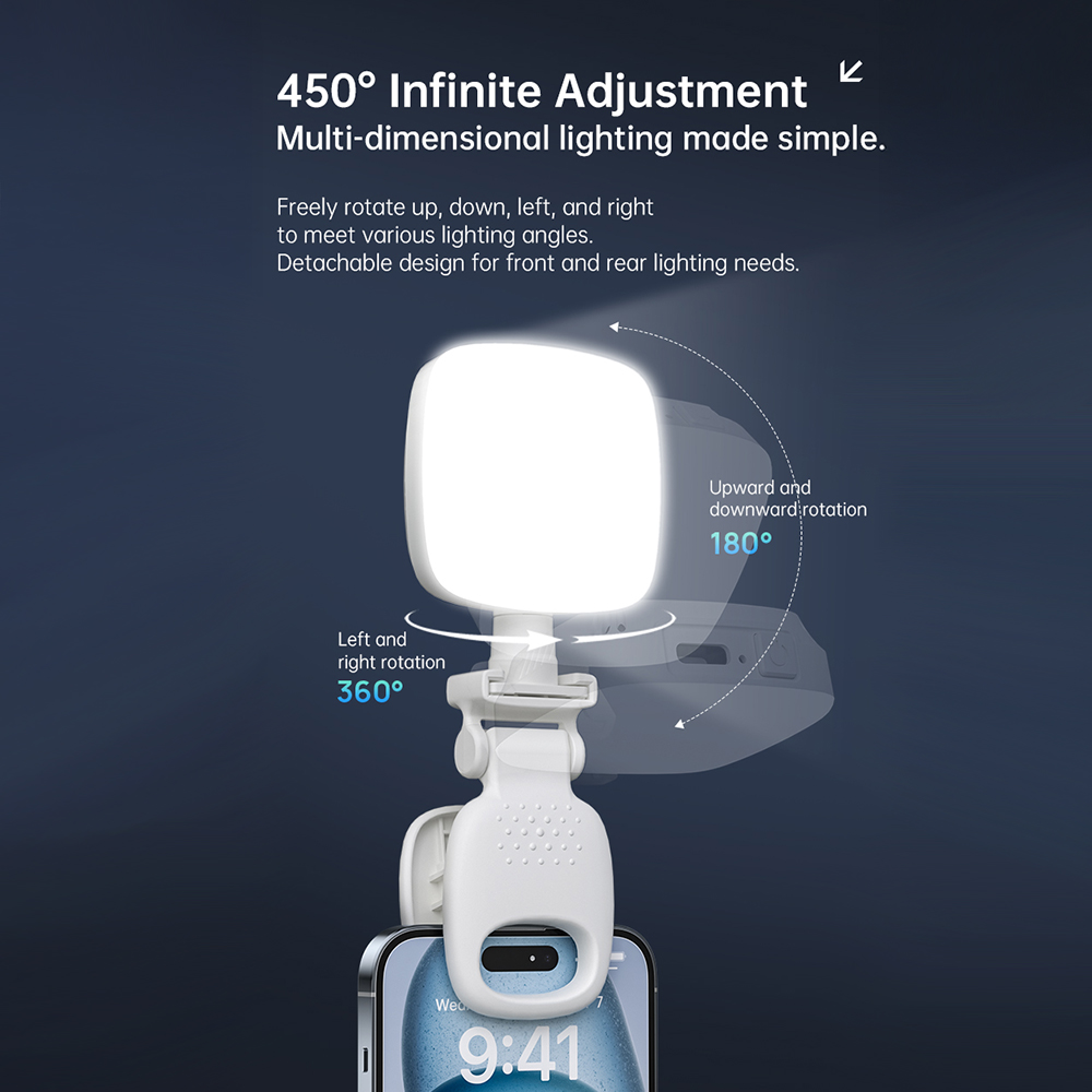 المحمولة LED Selfie ضوء كاميرا - مراجعة Photography Lighting Accessories وسعره