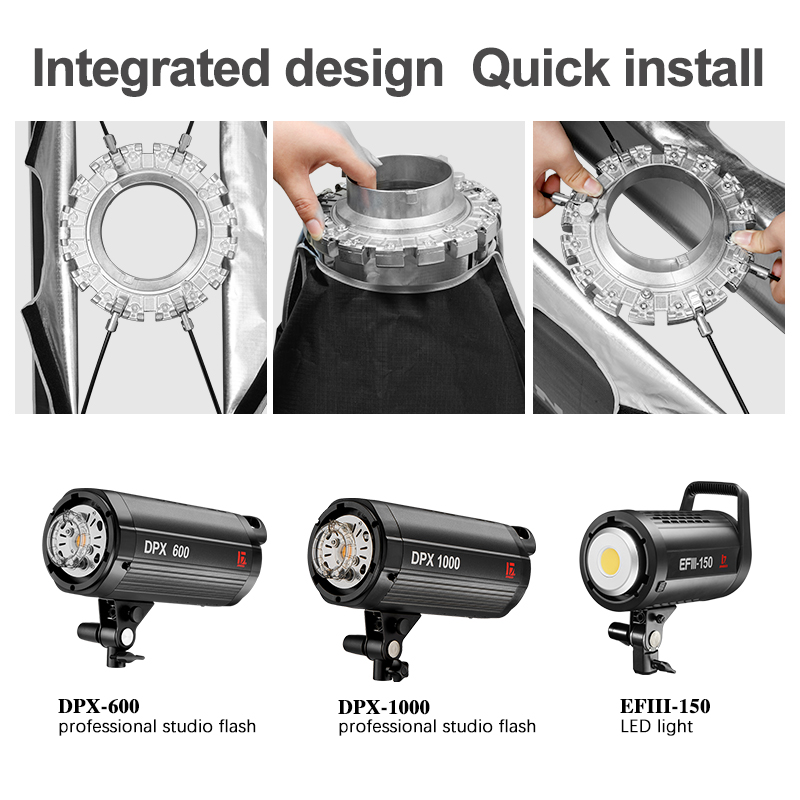 طقم إضاءة استوديو تصوير JINBEI - مراجعة Photography Studio Lighting Set Up وسعره
