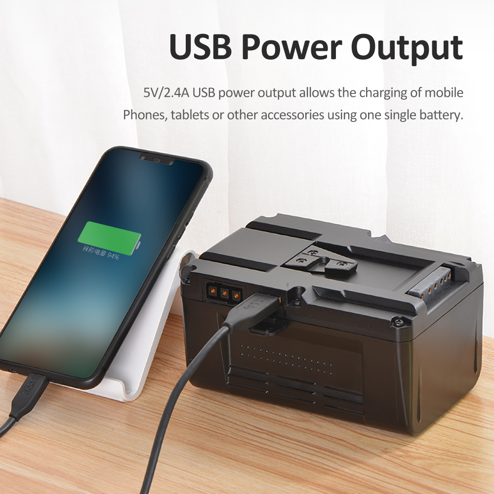 Kingma قدرة عالية 21000mAh BP- - مراجعة V Mount Battery وسعره
