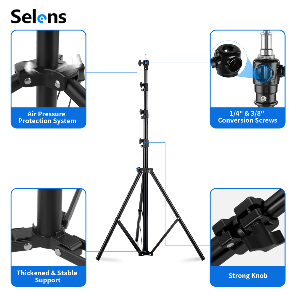 حامل إضاءة سيلينز بوسادة هوائي - مراجعة Photography Lighting Mount وسعره
