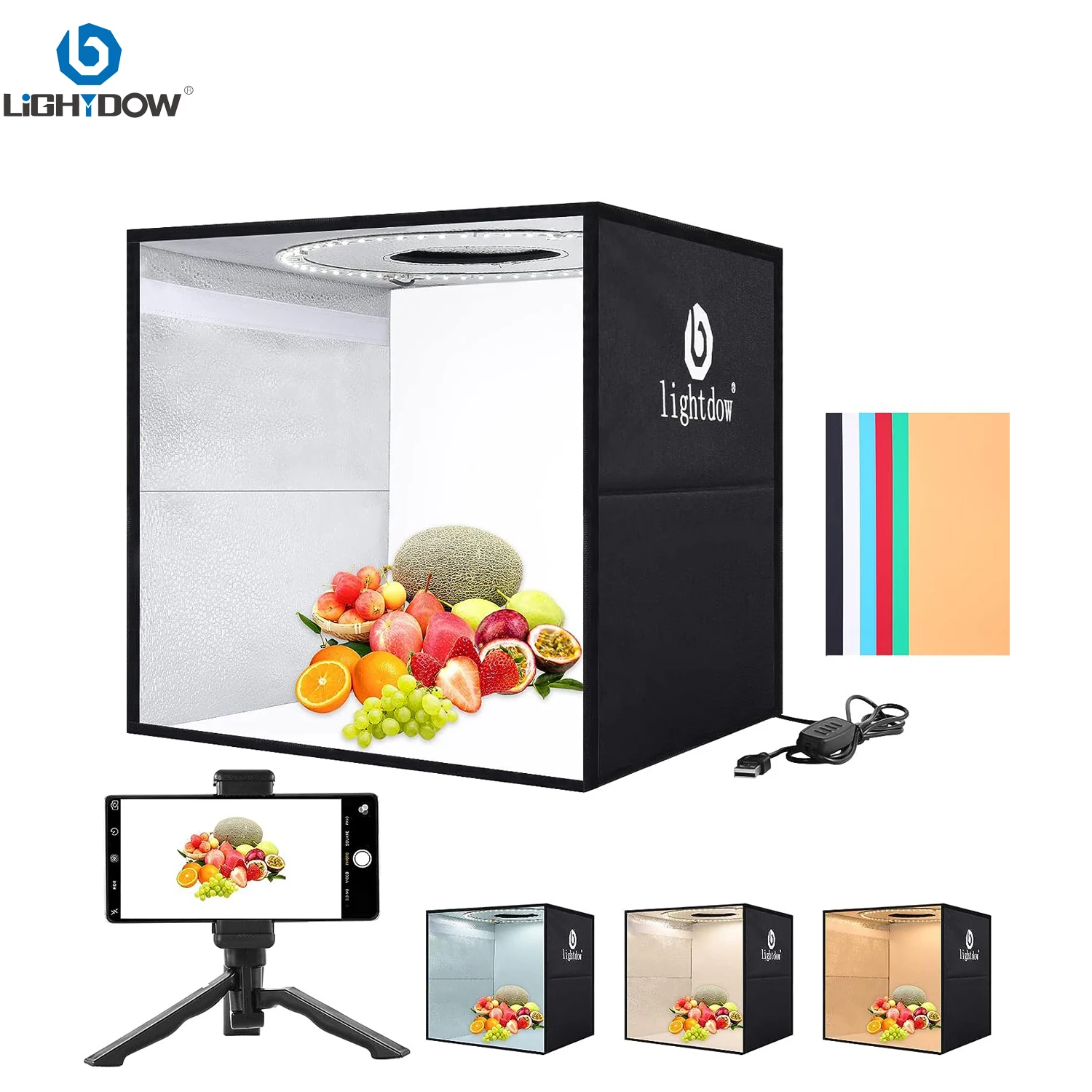 Lightdow Photo Studio Light Bo - مراجعة Photography Lighting And Backdrop Kits وسعره