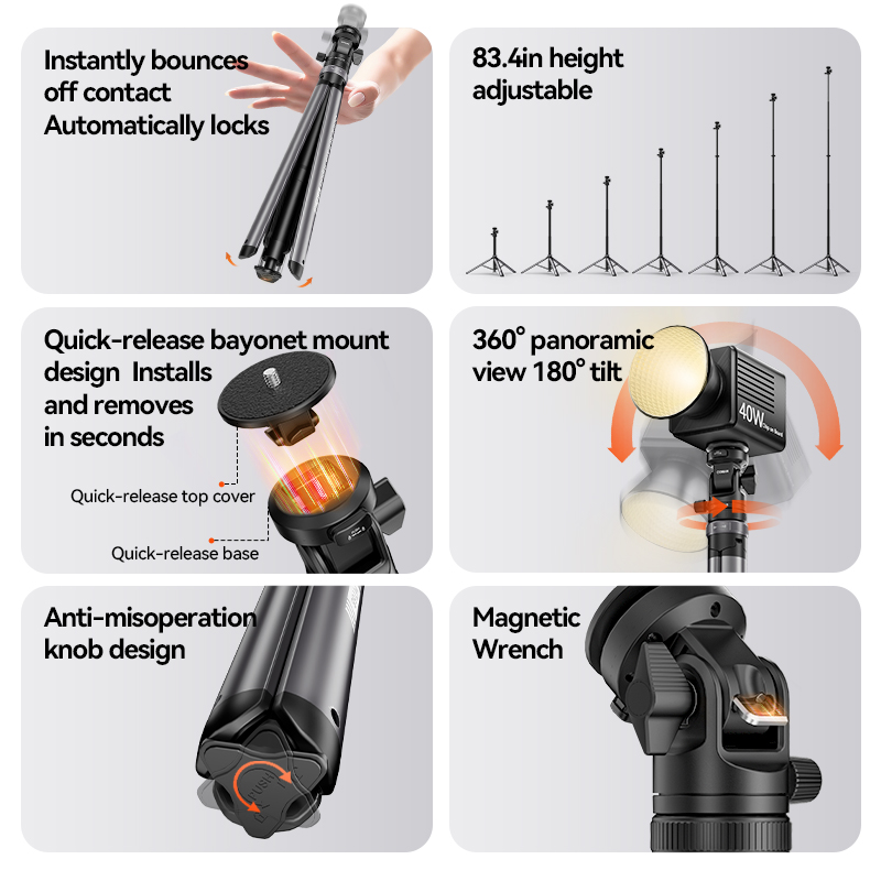 كومان MT68 بنقرة واحدة منبثقة  - مراجعة Photography Lighting Mount وسعره
