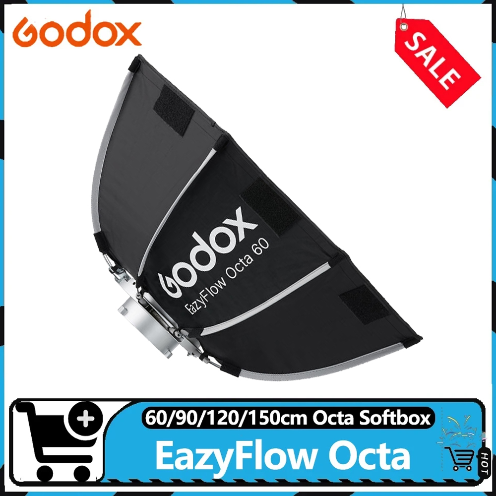 سلسلة Godox EazyFlow: سوفت بوك - مراجعة Photography Studio Lighting Set Up وسعره
