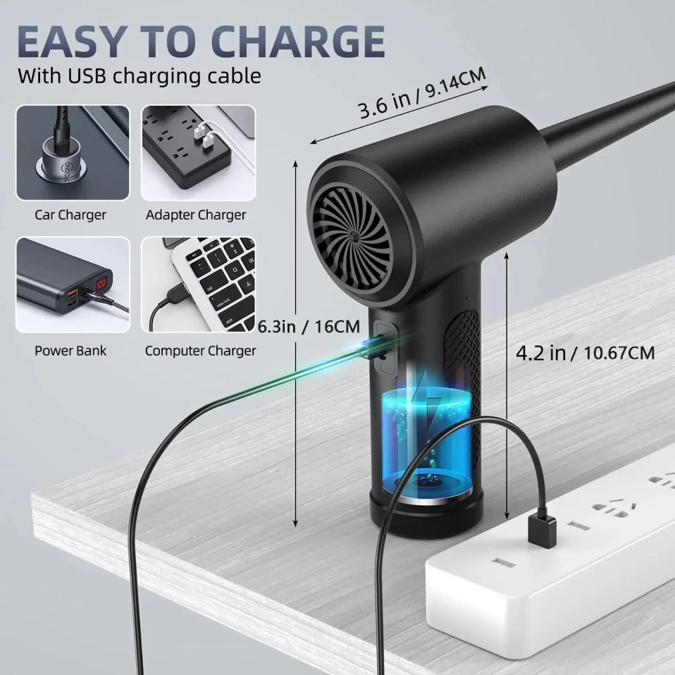 منفاخ هواء كهربائي لاسلكي مع ض - مراجعة Photography Lighting Products وسعره