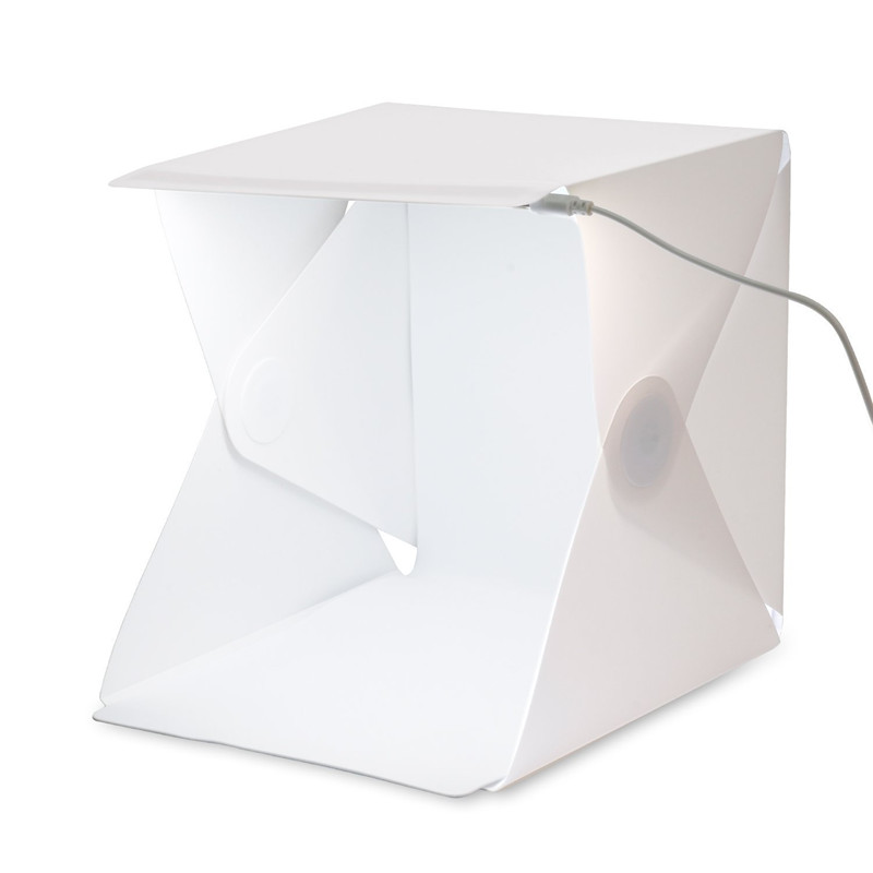 صندوق استوديو تصوير محمول صغير - مراجعة Photography Lighting And Backdrop Kits وسعره