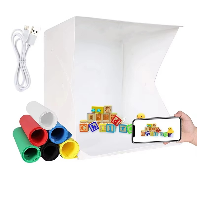 صندوق إضاءة قابل للطي، خيمة اس - مراجعة Photography Lighting Box وسعره