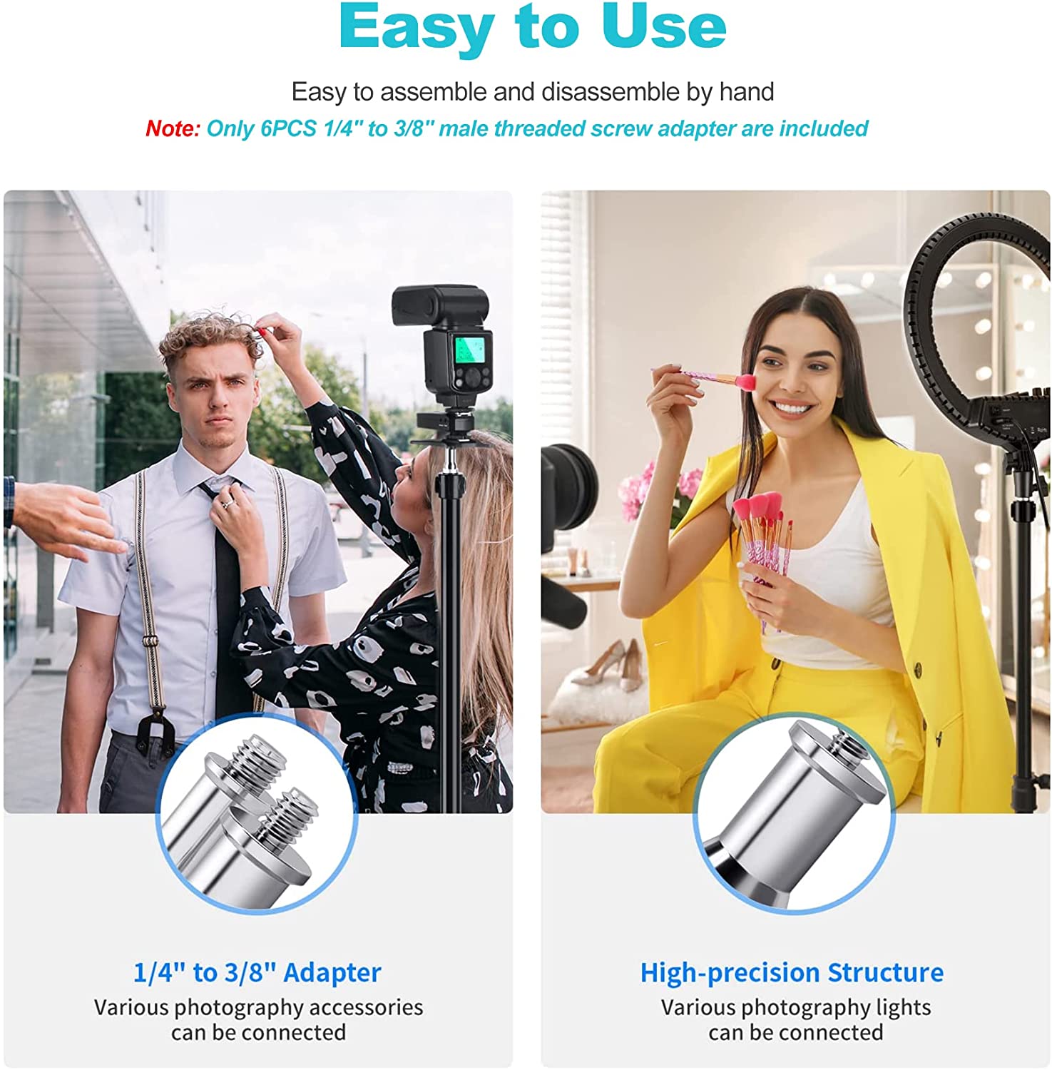 Selens-Standard برغي محول المو - مراجعة Photography Lighting Tools وسعره