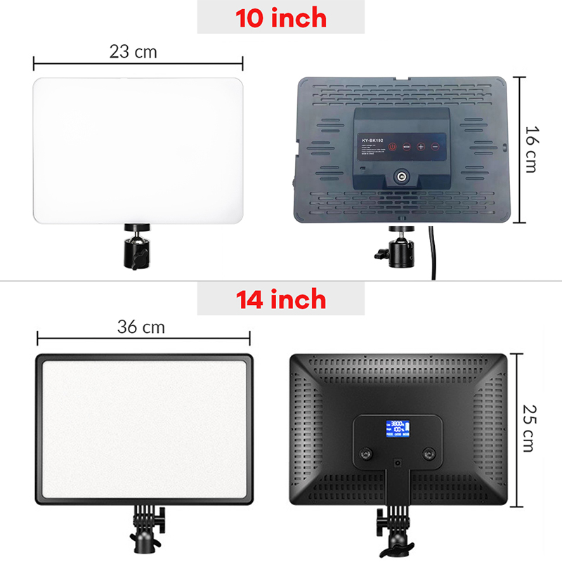 لوحة إضاءة فيديو LED مقاس 14 ب - مراجعة Photography Lighting Board وسعره