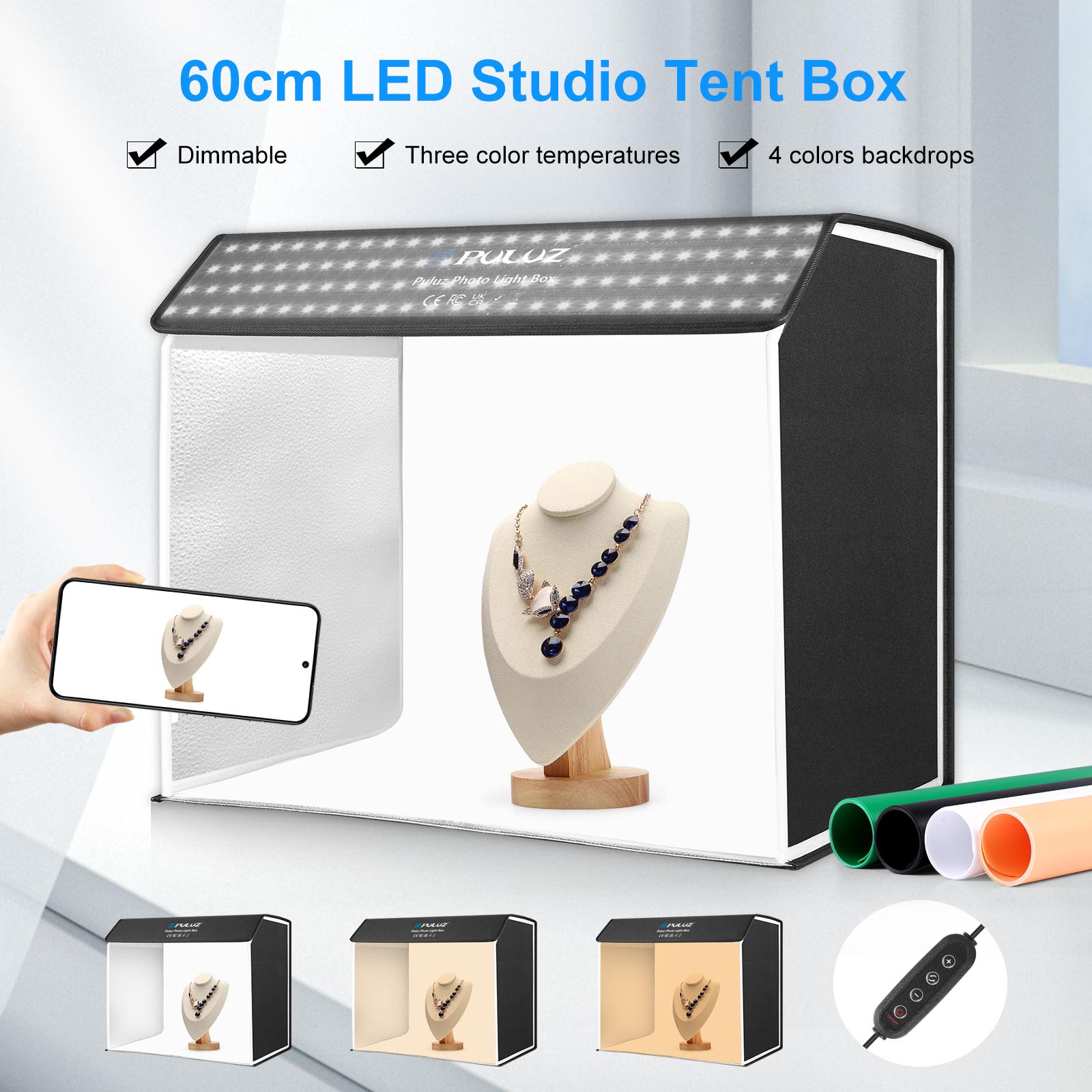 PULUZ 60x40 سنتيمتر استوديو ال - مراجعة Photography Lighting And Backdrop Kits وسعره
