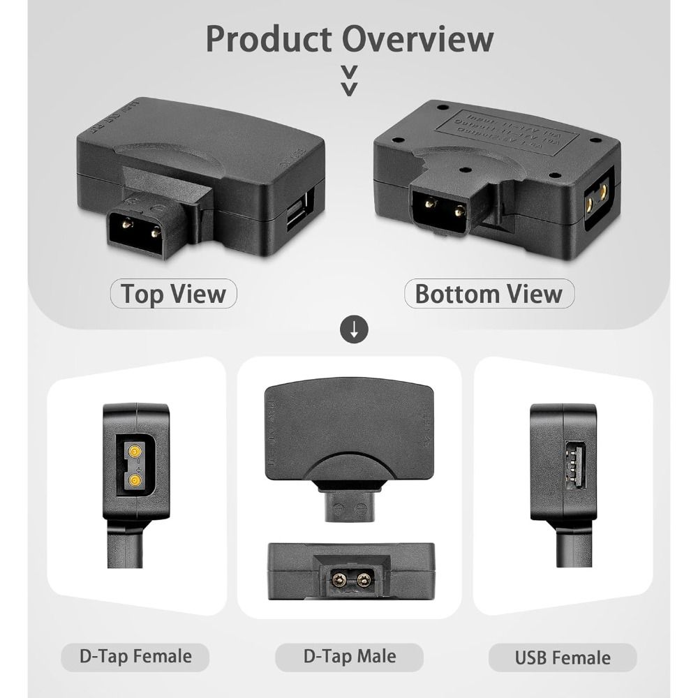 محول طاقة من D Tap إلى USB بجه - مراجعة V Mount Battery وسعره