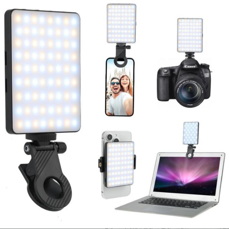 مصباح سيلفي LED قابل لإعادة ال - مراجعة Photography Lighting Accessories وسعره