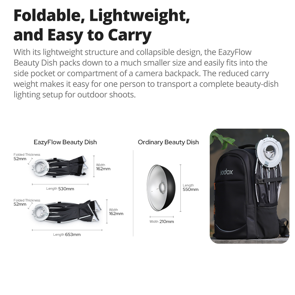 طبق تجميل جودوكس إيزي فلو الجد - مراجعة Photography Lighting Mount وسعره