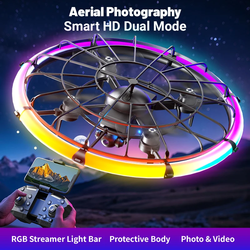 طائرة JJRC H145 UFO RC بدون طي - مراجعة Photography Lighting Mount وسعره