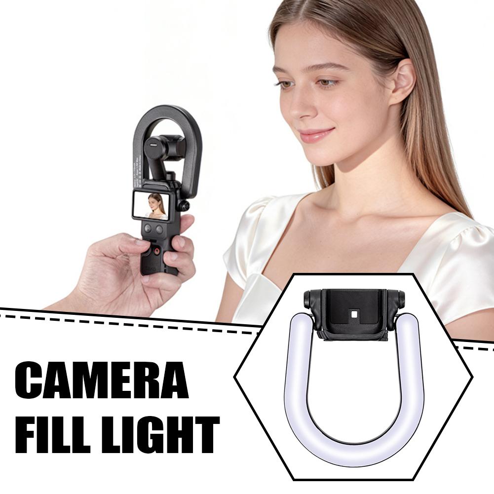 ضوء حلقي قابل للشحن لـ DJI Osm - مراجعة Photography Lighting Angles وسعره