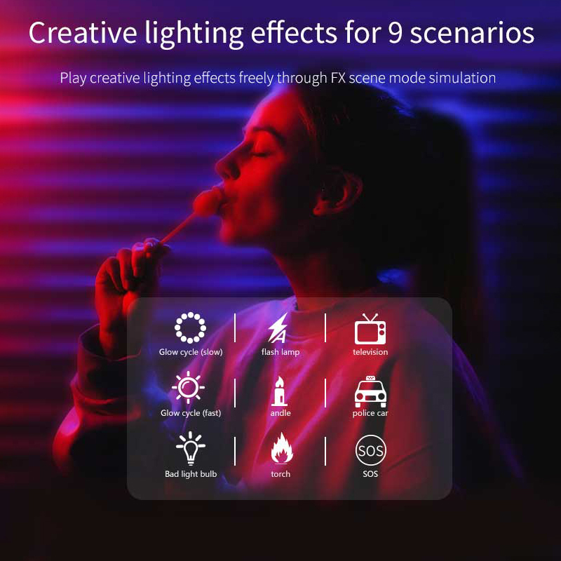 ضوء فيديو محمول صغير RGB للتصو - مراجعة Photography Lighting Mount وسعره