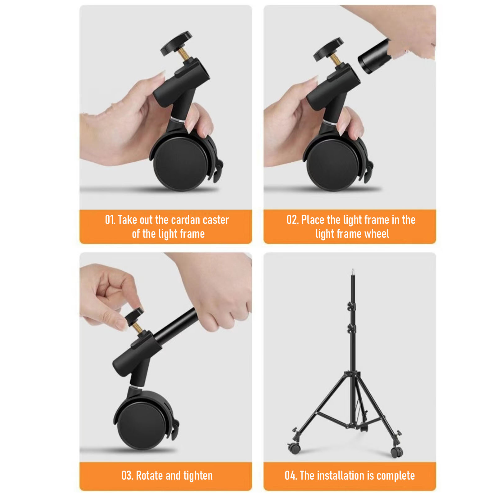 مجموعة من 3 عجلات مرنة بقطر 16 - مراجعة Photography Lighting Set وسعره